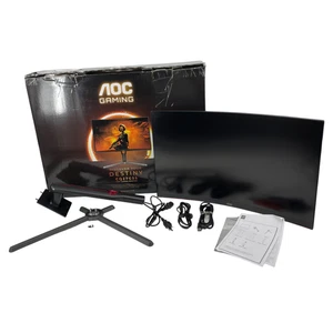 AOC CQ27G3S QHD 2K 2560x1440 165Hz 1ms Frameless Curved Gaming Monitor #U5281 - Picture 1 of 14