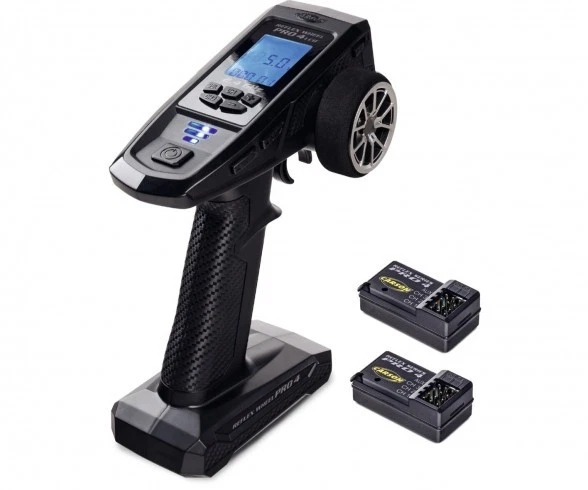 Carson 500500113 FS 4K Reflex Wheel Pro 4 2.4GHz LCD+2xRX Pistolenfernsteuerung - Bild 1 von 1