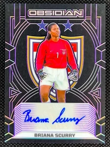 2024-25 Obsidian Briana Scurry Auto /50 Electric Etch Purple USWNT Class Of 1999 - Picture 1 of 2