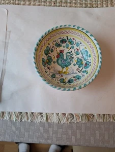 Deruta pottery - 4 3/4’’ Bowl Arabesco Pattern Made/painted by hand Italy - Picture 1 of 3