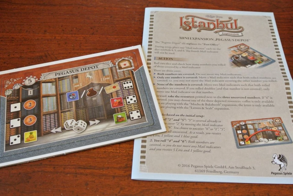 ESTAMBUL - PEGASUS DEPOT Juego de Mesa Expansión Promo JUEGO DE MESA CALENDARIO DE ADVIENTO Foto 1 de 1