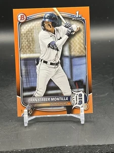 2025 Bowman Prospect Orange Paper Franyerber Montilla /25 Tigers - Bild 1 von 2
