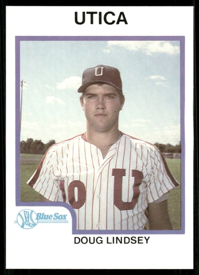 1987 ProCards Utica Blue Sox DOUG LINDSEY RC PHILLIES AUSTIN TX - Image 1 of 2