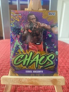 Israel Adesanya - 2024 Topps Finest UFC - Gold Shimmer Chaos /39 - Picture 1 of 2