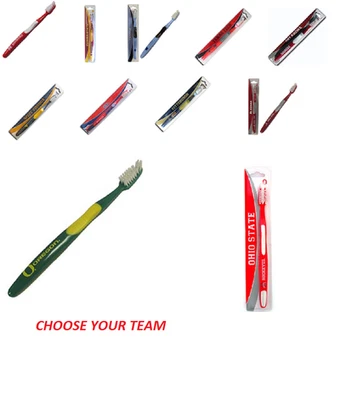 Offically Licensed NCAA Full Size Toothbrush - SOFT - Choose Your Team - Image 1 of 2