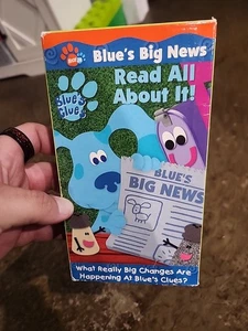 Blue’s Clues Read All About It VHS 2001 Nick Jr Big News Tape Nickelodeon Works - Bild 1 von 7
