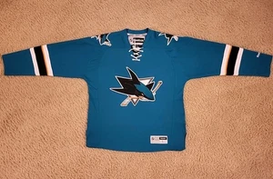 NHL San Jose Sharks Reebok Hockey Jersey Officially Licensed Size L *SEE* - Picture 1 of 17