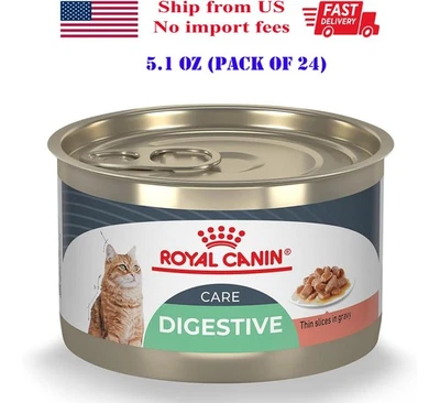 Royal Canin Digestive Care Adult Thin Slices in Gravy Wet Cat Food, 24 Cans 3 oz - Image 1 of 4