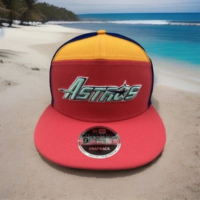 Gorra de los Astros de Houston 9FIFTY "Coral Split" Edición Limitada Gorra Snapback - Talla Única H97 Foto 1 de 4