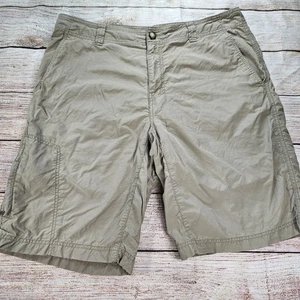 Men's Columbia Omni Shade Hiking Shorts Beige Size 34 Outdoors Camping  - Picture 1 of 7