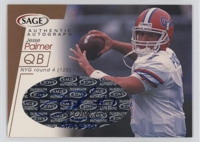 2001 SAGE Auto Bronze /650 Jesse Palmer #A34 Rookie Auto RC - Image 1 of 2