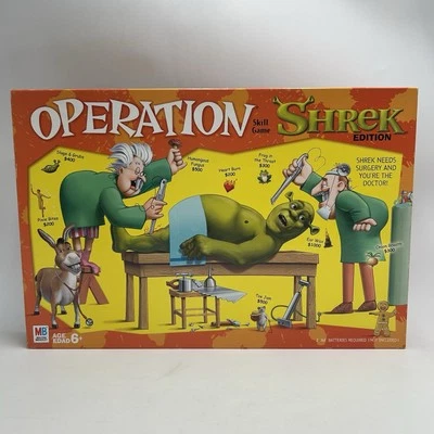 2004 Shrek Operation Game by Milton Bradley Complete and Working VTG Collectible - Image 1 of 4