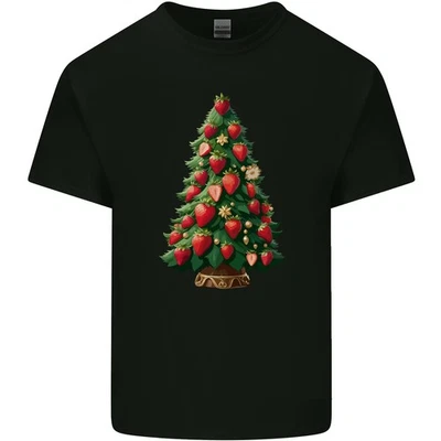 Strawberry Christmas Tree Xmas Kids T-Shirt Childrens - Image 1 of 3