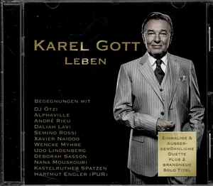(CD) Karel Gott "Leben" (2009) - Udo Lindenberg / Alphaville / Daliah Lavi u.a. - Bild 1 von 2
