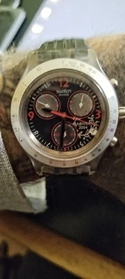 RELOJ CRONÓGRAFO CUARZO VINTAGE HOMBRE JUEGOS OLÍMPICOS ATENAS 2004 IRONÍA "RELOJ" Foto 1 de 4