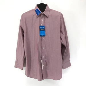 NEW Haggar Premium Comfort Dress Shirt Men's Size 16-16.5  32/33 Slim Fit Casual - Picture 1 of 15