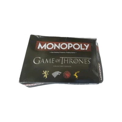 Monopoly Game Of Thrones Collectors Edition 2015 100% Complete Squashed Box READ - Image 1 of 4