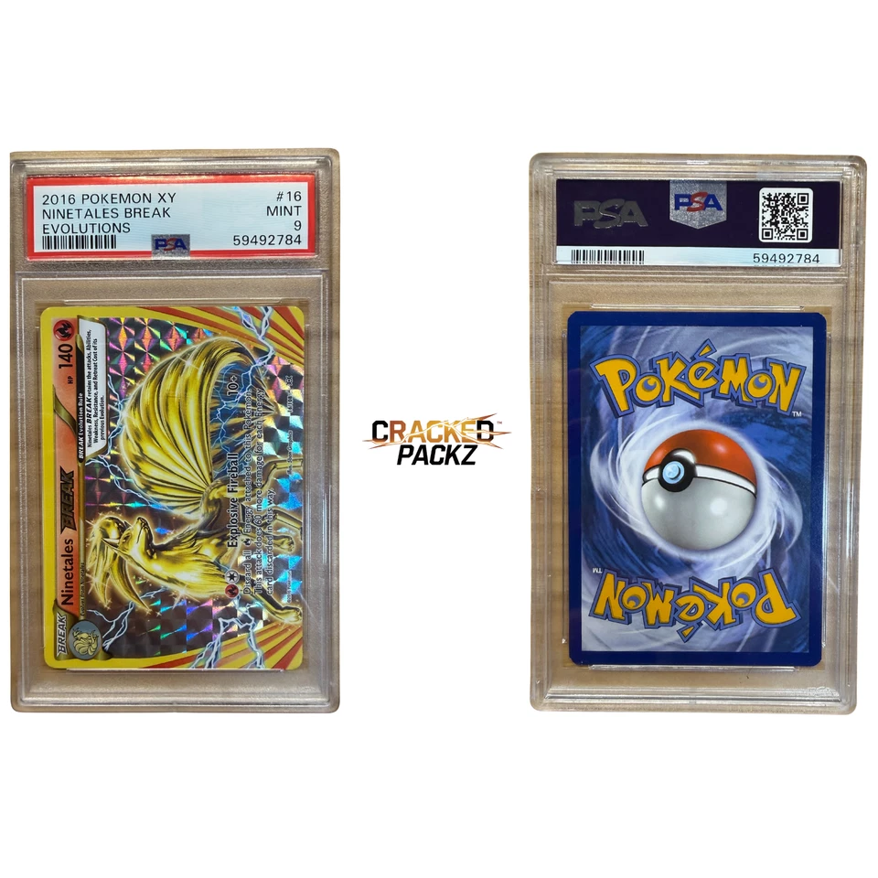 2016 Pokémon XY Evolutions NINETALES BREAK  16/108 PSA 9 MINT - Image 1 of 1