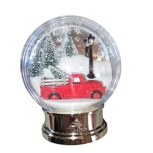 Bath & Body Works Navidad 5" Vintage Rojo Camión Globo de Nieve Luz Nocturna Enchufe - Imagen 1 de 4