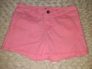 American Eagle Outfitters Pantalón Corto Midi Elástico Chino Rosa Neón Mujer Talla 4 Años 80 - Imagen 1 de 7
