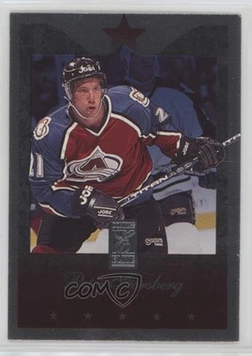1995-96 Donruss Elite Die-Cut Uncut Peter Forsberg #39 HOF - Image 1 of 2