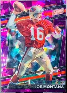2024 The National VIP Gold Joe Montana Viola Ghiaccio 04/49 49ers - Foto 1 di 2