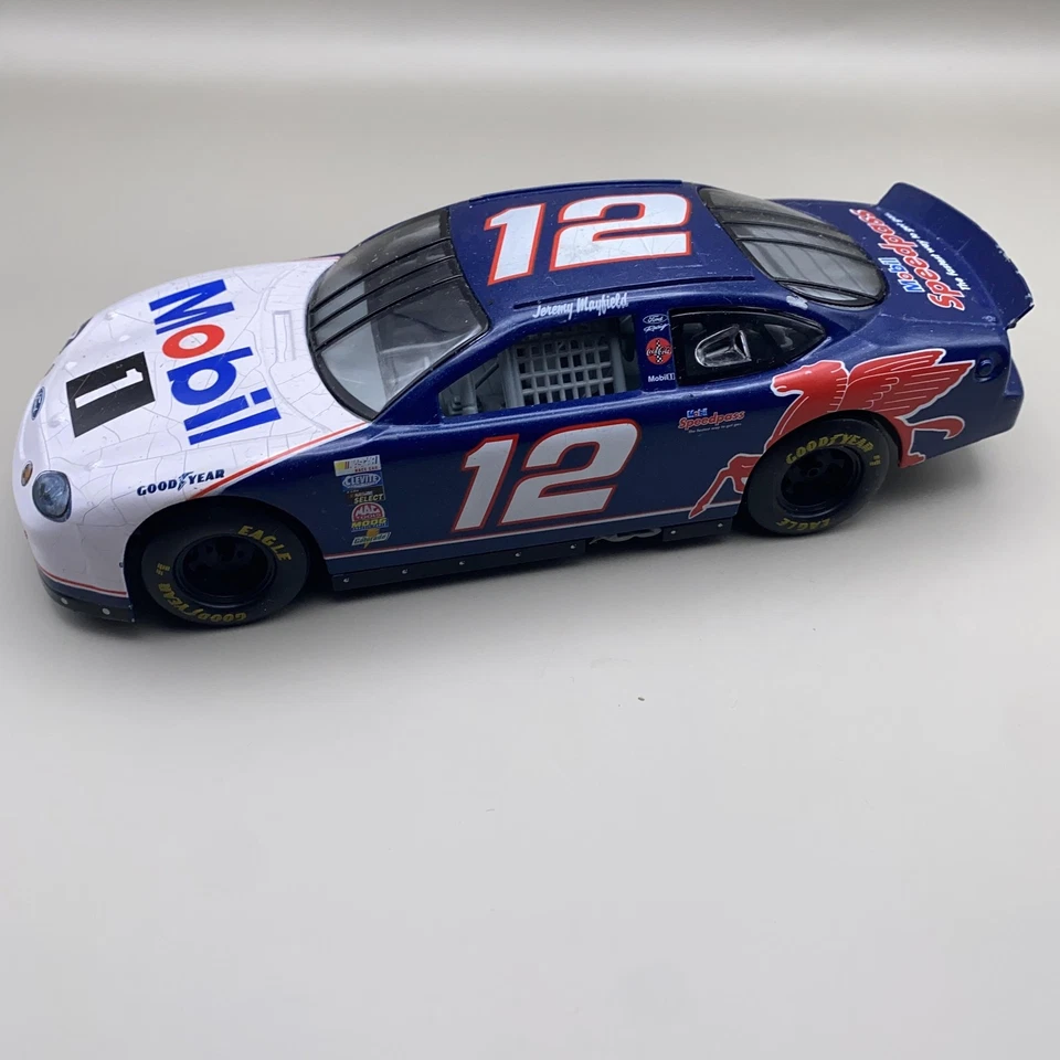 Vtg Jeremy Mayfield #12 Diecast Car 1:24 Racing Champions Mobil 1 Ford NASCAR - Image 1 of 4