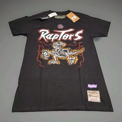 Toronto Raptors x Mitchell & Ness Black Tee Men's Size Small New With Tags - Image 1 of 4