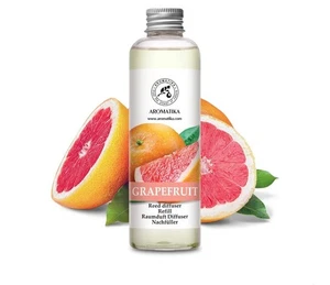 AROMATIKA Grapefruit Reed Diffuser Refill 200ml -Aromatherapy-Spa-Home-Office - Picture 1 of 10
