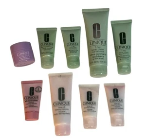 CLINIQUE 7 DAY SCRUB CREAM RINSE OFF FORMULA/FOAMING CLEANSER/TAKE..Sample Lot - Picture 1 of 4
