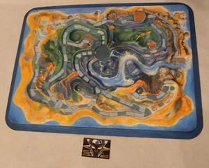 Gioco da tavola vintage L'ISOLA DI FUOCO Solo Plastico, Only platform ITALY 1987 - Foto 1 di 2