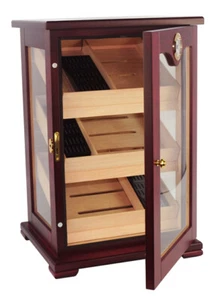 Quality 150+ CT Count Cigar Humidor Humidifier Wooden Case Box Hygrometer totr - Picture 1 of 2