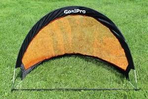 ( 2 ) NEW GOAL PRO® Portable Foldable SOCCER GOAL CHILD SOCCER GAME COACH BLACK - Picture 1 of 6