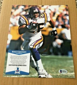ROBERT SMITH SIGNED 8X10 MINNESOTA VIKING PHOTO BECKETT CERTIFIED - Picture 1 of 1