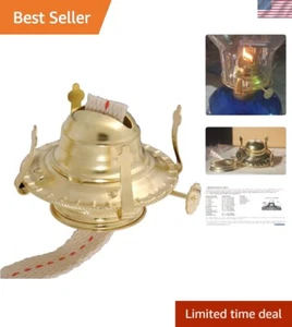 Versatile Oil Lamp Burner for Antique Lamps with 3-inch Chimney Base - Picture 1 of 6