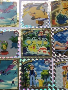 VINTAGE POKEMON STICKERS ARTBOX SERIES 1 GOLD AND PRISM 1999 - Picture 1 of 54