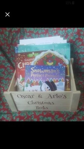 Personalisierte Weihnachtsbücher Holzkiste - Bild 1 von 2