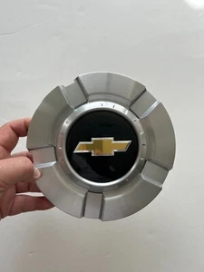 1pcs Chrome Black Wheel Center Cap 5 Spoke for Chevy Silverado 1500 07-19 - Picture 1 of 4