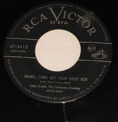 Eddy Arnold Mama, Come Get Your Baby Boy/ IfI Never Get To Heaven 45 Rpm 231A18 - Image 1 of 4