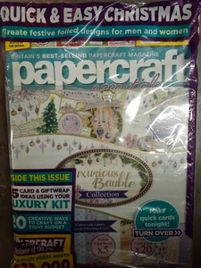 Papercraft Essentials, #180, schnell & einfach Weihnachten, Luxus-Set & vieles mehr☆☆ - Bild 1 von 1