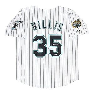 Dontrelle Willi signed 2003 Florida Marlins World Series Home Jersey PSA/DNA