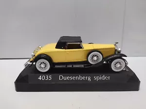 DUESENBERG J 1931 COUPE SPIDER YELLOW & BLACK 1:43 SOLIDO 4035 - Imagen 1 de 5