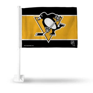 Pittsburgh Penguins Flag Car - Picture 1 of 1