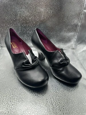 Hotter Donna Negro Gamuza Estilo Retro Años 40 50 Zapatos de Corte Talla 7 Estándar Foto 1 de 4