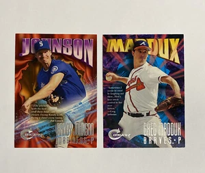 1997 Circa Greg Maddux & Randy Johnson Insert Baseball Card Lot #400, #276 - Picture 1 of 2