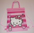 Hello Kitty Sanrio Pink Drawstring Tote Bag Backpack Cute Kawaii New