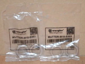 Wenglor MUTTER-M18-E003 Mutter 2 Stück NEU OVP - Bild 1 von 1
