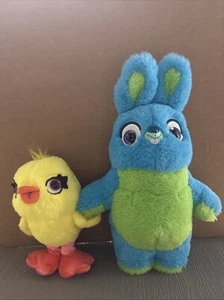 Ducky & Bunny Plush Toy Story 4 Just Play Set Disney Pixar 12” And 7” - Picture 1 of 16