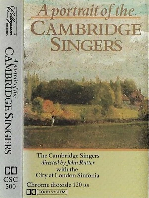 CAMBRIDGE SINGERS PORTRAIT OF THE CAMBRIDGE SINGERS CASSETTE ALBUM JOHN RUTTER - Image 1 of 4