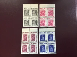 ICOLLECTZONE Costa Rica RA61-64 blocks VF NH - Picture 1 of 1